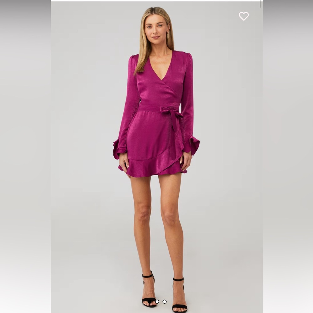DONNA MIZANI ELIZA MINI WRAP DRESS size xs